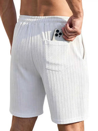 Men's Full Size Casual Texture Drawstring Shorts Plus Size 104001974250005 33 Affordable Fashion Under $100 Jerry's Apparel 