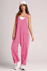 Lovelet Wide Strap Jumpsuit with Pockets 100100197263170 33 Affordable Fashion Under $100 Jerry's Apparel 