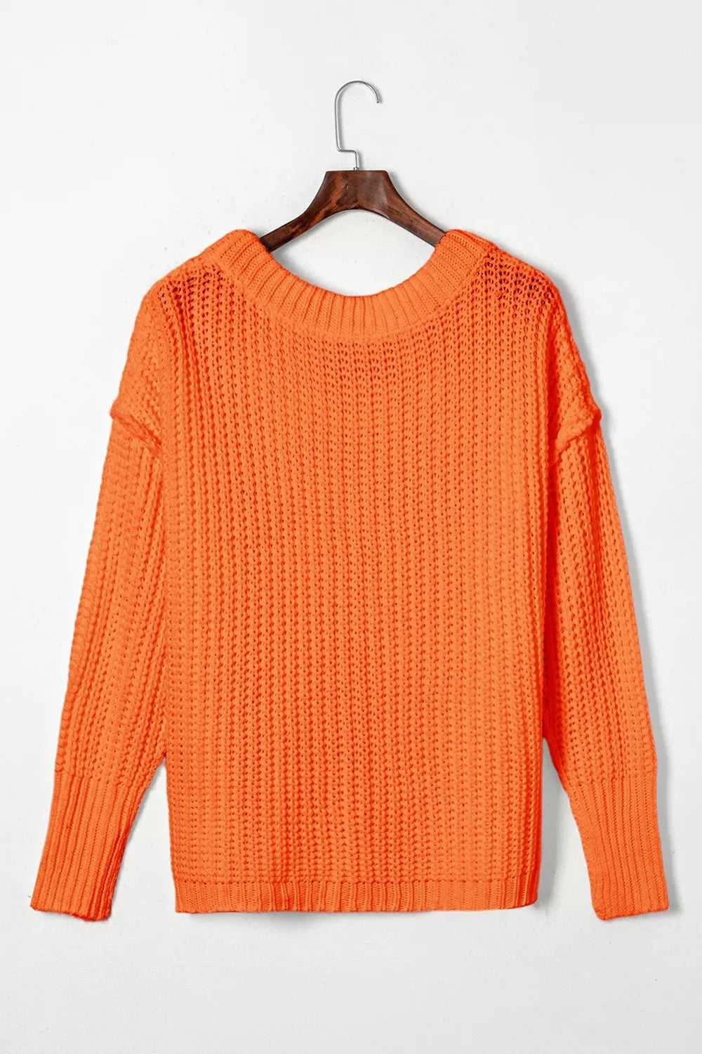 Chunky Knit Dropped Shoulder Sweater 100100844161819 33 Affordable Fashion Under $100 Jerry's Apparel 