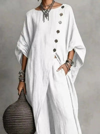 Full Size Asymmetric Button-Down Top and Wide-Leg Pants Set Plus Size 101001667815182 65 Affordable Fashion Under $100 Jerry's Apparel 