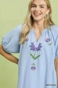 Umgee Embroidered Floral Babydoll Dress 100100489561395 62 Affordable Fashion Under $100 Jerry's Apparel 