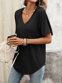 Casual Short Sleeve Hooded T-Shirt 100100788252140 27 Affordable Fashion Under $100 Jerry's Apparel 