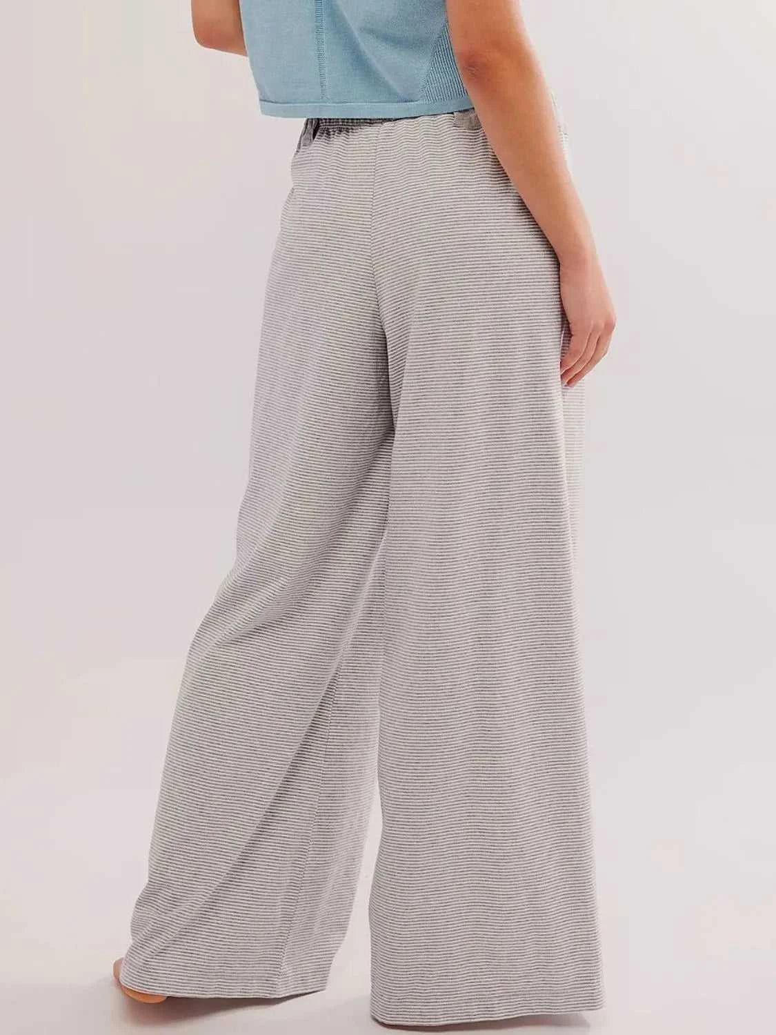 Drawstring Striped Wide Leg Pants 100100604831238 31 Affordable Fashion Under $100 Jerry's Apparel 
