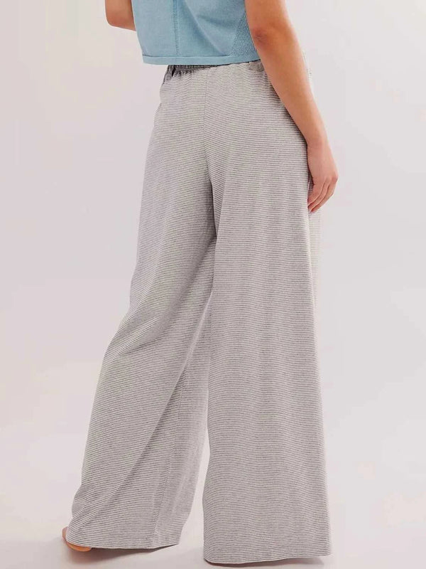 Drawstring Striped Wide Leg Pants 100100604831238 31 Affordable Fashion Under $100 Jerry's Apparel 
