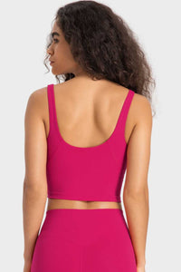 Millennia Deep V-Neck Crop Sports Bra 100100684956780 24 Affordable Fashion Under $100 Jerry's Apparel 
