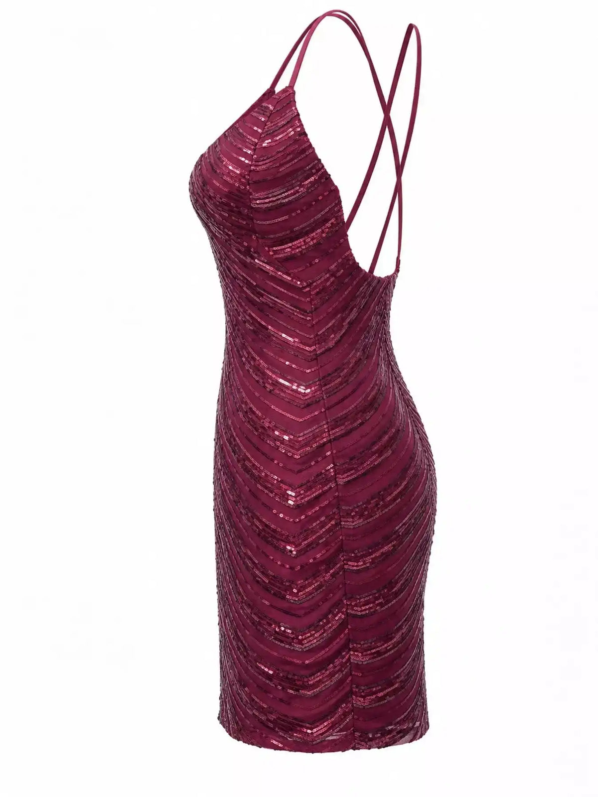 Sleeveless Sequin Embellished Bodycon Mini Cami Dress 101001090650712 56 Gifts for Her Jerry's Apparel 