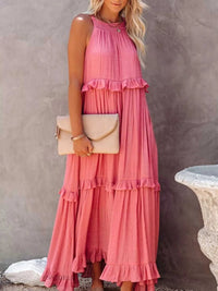 Ruffled Tiered Sleeveless Maxi Dress 100100900580027 49 Affordable Fashion Under $100 Jerry's Apparel 