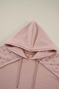Drawstring Studded Shoulder Hoodie 100100808351688 57 Affordable Fashion Under $100 Jerry's Apparel 