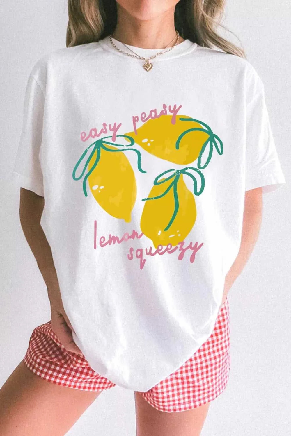Easy Peasy Lemon Squeezy Graphic Tee 100100852556586 30 Affordable Fashion Under $100 Jerry's Apparel 