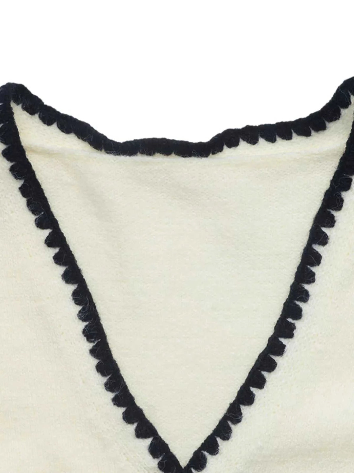 Contrast Trim V-Neck Button-Down Cardigan 101002872931400 55 Affordable Fashion Under $100 Jerry's Apparel 