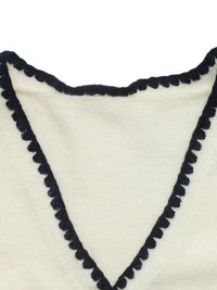 Contrast Trim V-Neck Button-Down Cardigan 101002872931400 55 Affordable Fashion Under $100 Jerry's Apparel 