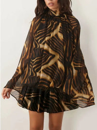 Tie Back Flare Sleeve Mini Dress 101001243212797 45 Affordable Fashion Under $100 Jerry's Apparel 