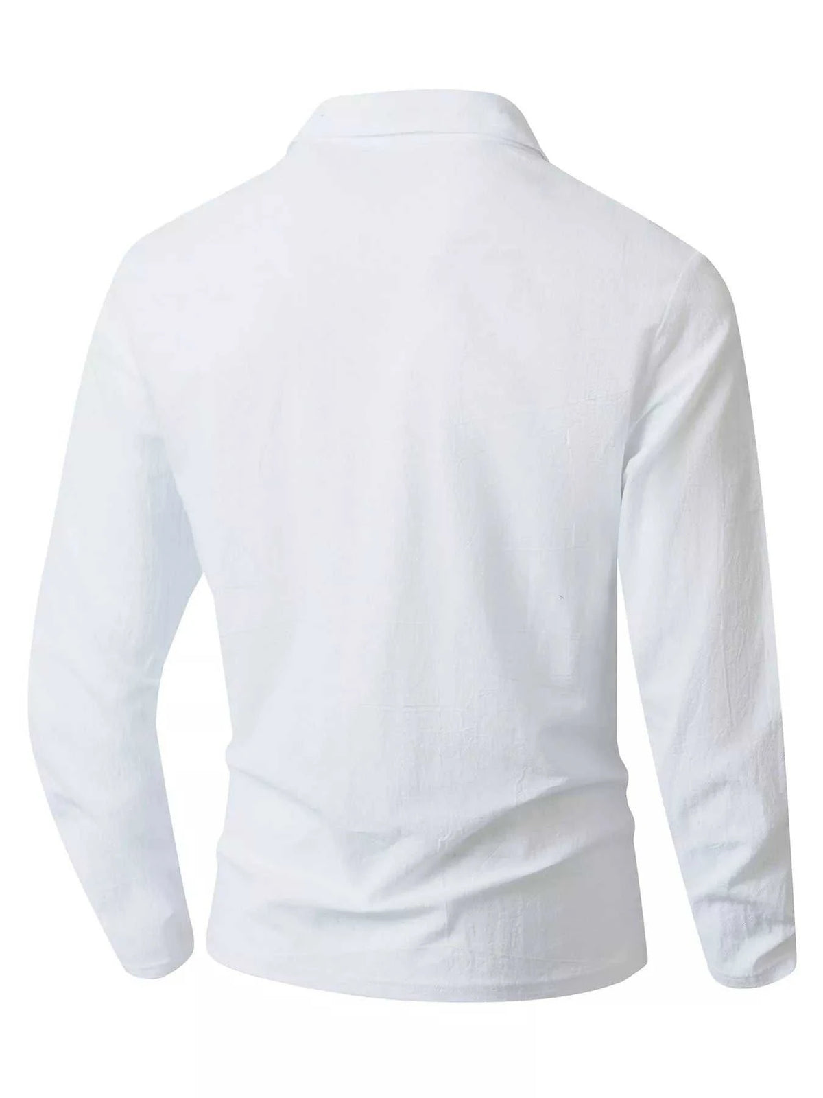 Men's Full Size Casual Long Sleeve Linen-Blend Shirt Plus Size 104001607793741 29 Affordable Fashion Under $100 Jerry's Apparel 