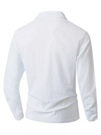 Men's Full Size Casual Long Sleeve Linen-Blend Shirt Plus Size 104001607793741 29 Affordable Fashion Under $100 Jerry's Apparel 