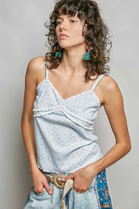 POL Floral Printed Lightweight Ribbed Knit Cami 100100550501583 43 Affordable Fashion Under $100 Jerry's Apparel 