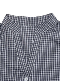 Gingham Button Up Shirt with Tie-Sleeve Detail 101001756453060 45 Affordable Fashion Under $100 Jerry's Apparel 