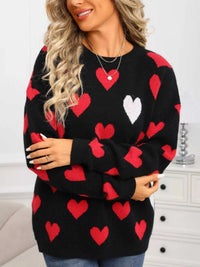 Valentine's Day Heart Crew Neck Sweater 100100681376039 48 Affordable Fashion Under $100 Jerry's Apparel 