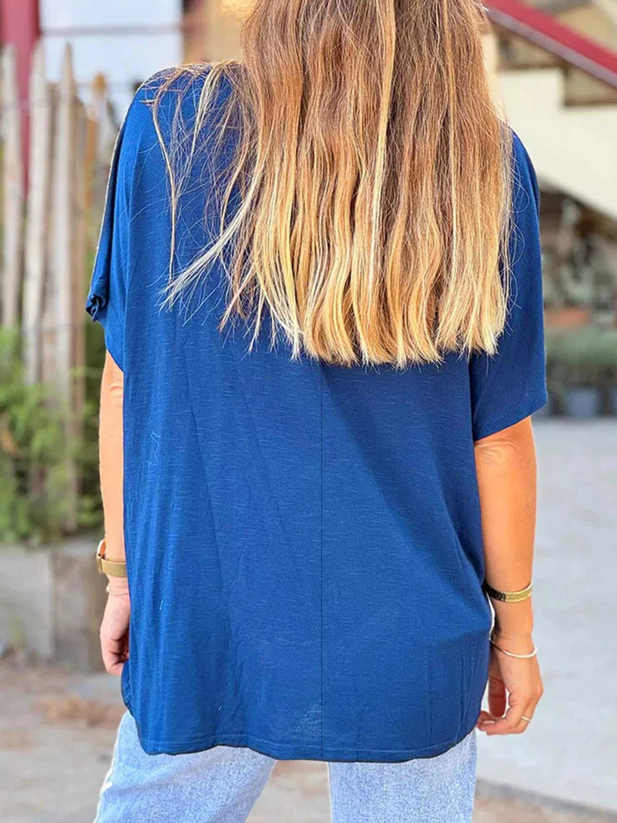 Casual V-Neck Relaxed Fit T-Shirt 100100751365785 22 Affordable Fashion Under $100 Jerry's Apparel 