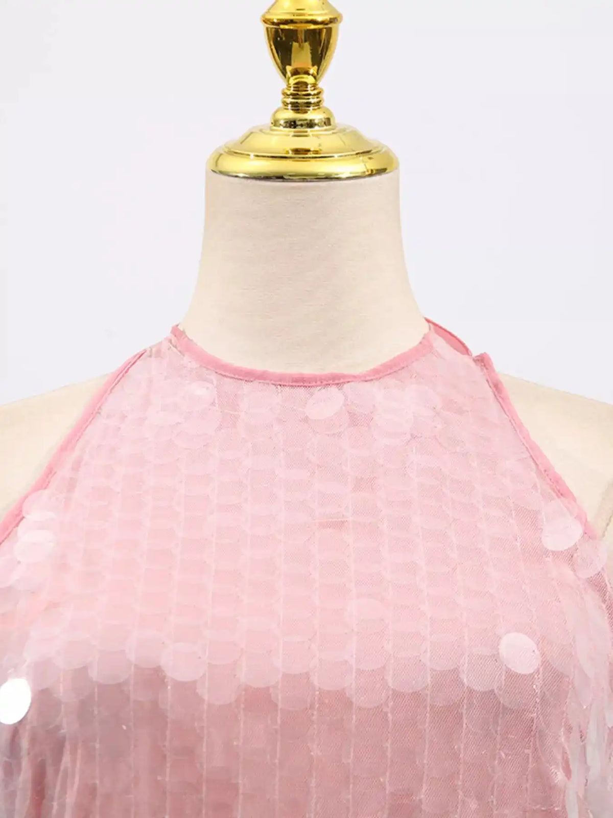 Sequin Halter Neck Mini Dress 100100648866332 74 Affordable Fashion Under $100 Jerry's Apparel 