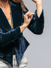 Velvet Lapel Collar One Button Blazer 100100335139968 39 Affordable Fashion Under $100 Jerry's Apparel 