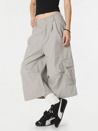 Men's Wide Leg Cargo Shorts