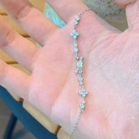 925 Sterling Silver Chain Bow Bracelet 100500004456042 49 Affordable Fashion Under $100 Jerry's Apparel 