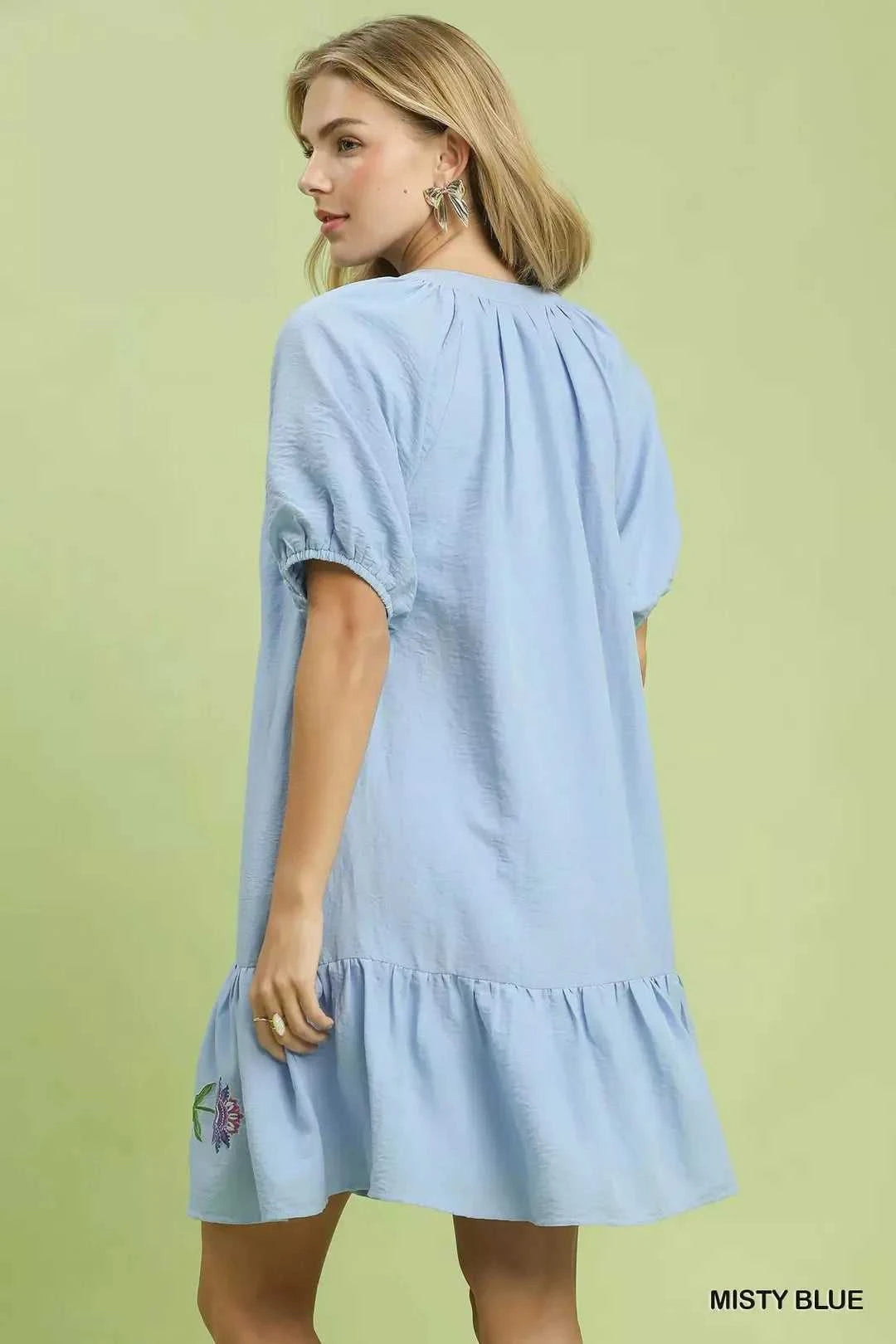 Umgee Embroidered Floral Babydoll Dress 100100489561395 62 Affordable Fashion Under $100 Jerry's Apparel 