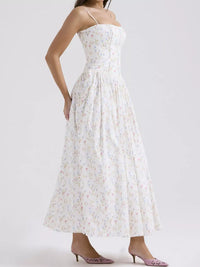 Floral Spaghetti Straps Midi Dress 101001005550846 56 Affordable Fashion Under $100 Jerry's Apparel 