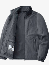 Men's Plus Size Zip Up Long Sleeve Jacket 100400232521161 77 Affordable Fashion Under $100 Jerry's Apparel 