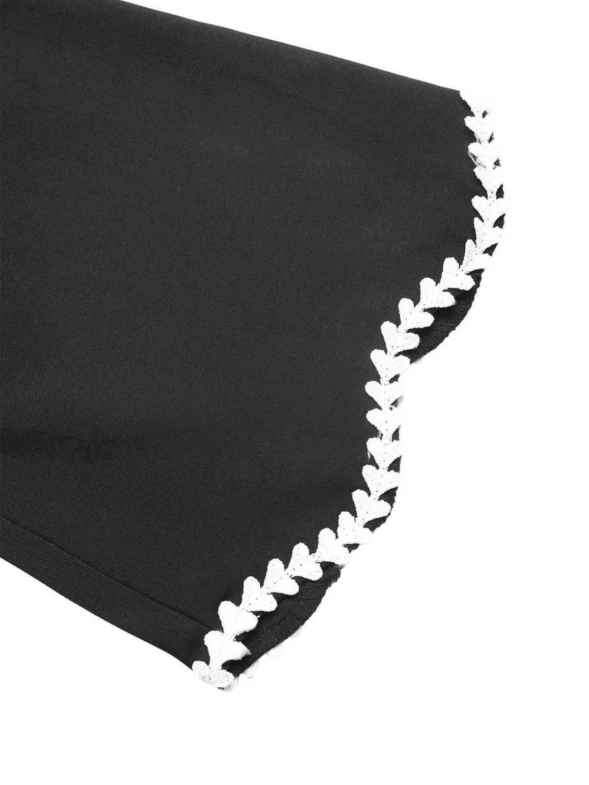 Contrast Trim Flare Sleeve Blouse 100100859093483 30 Affordable Fashion Under $100 Jerry's Apparel 
