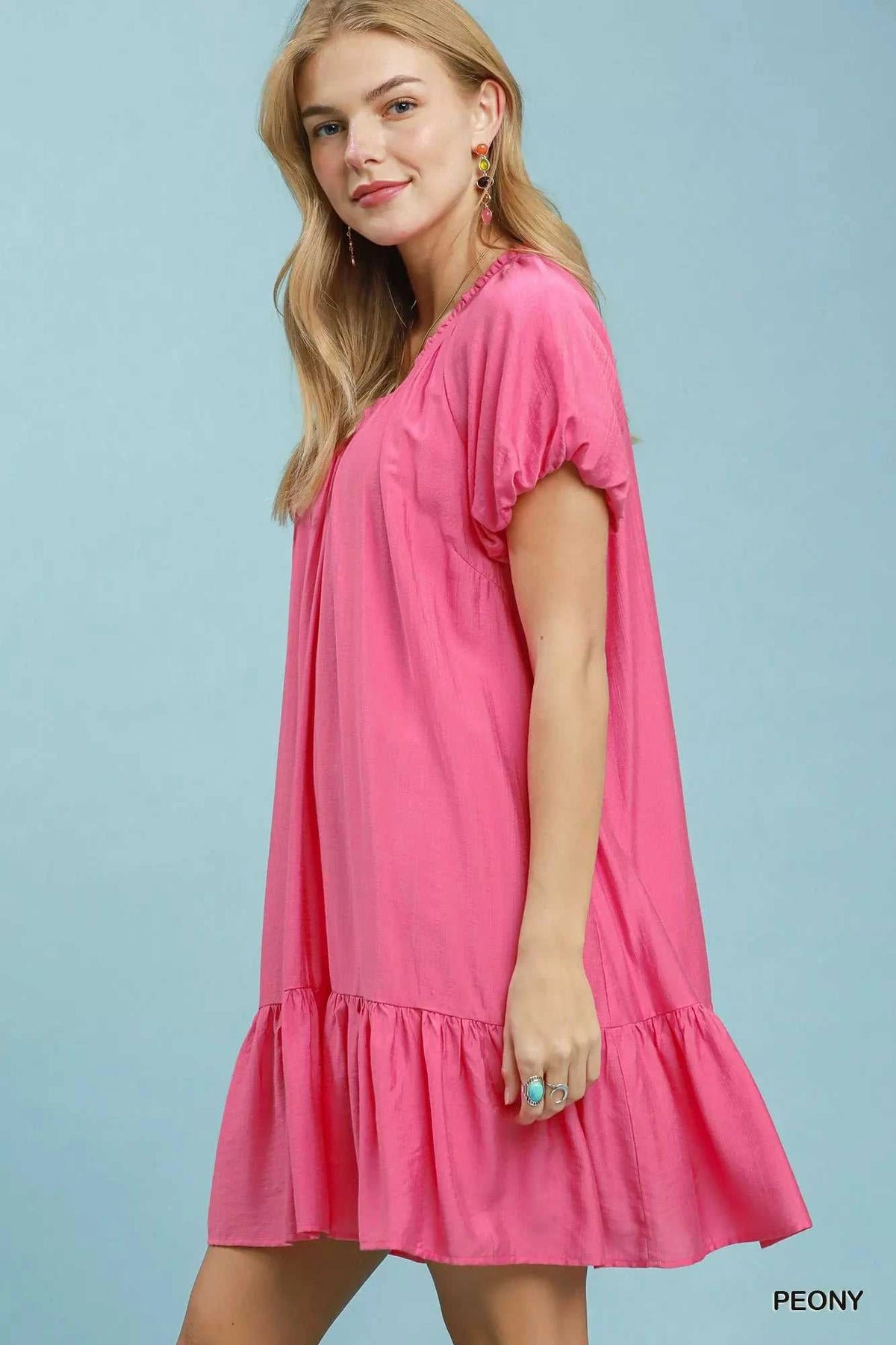 Umgee Ruffle Hem Shift Mini Dress 100100097541318 55 Affordable Fashion Under $100 Jerry's Apparel 