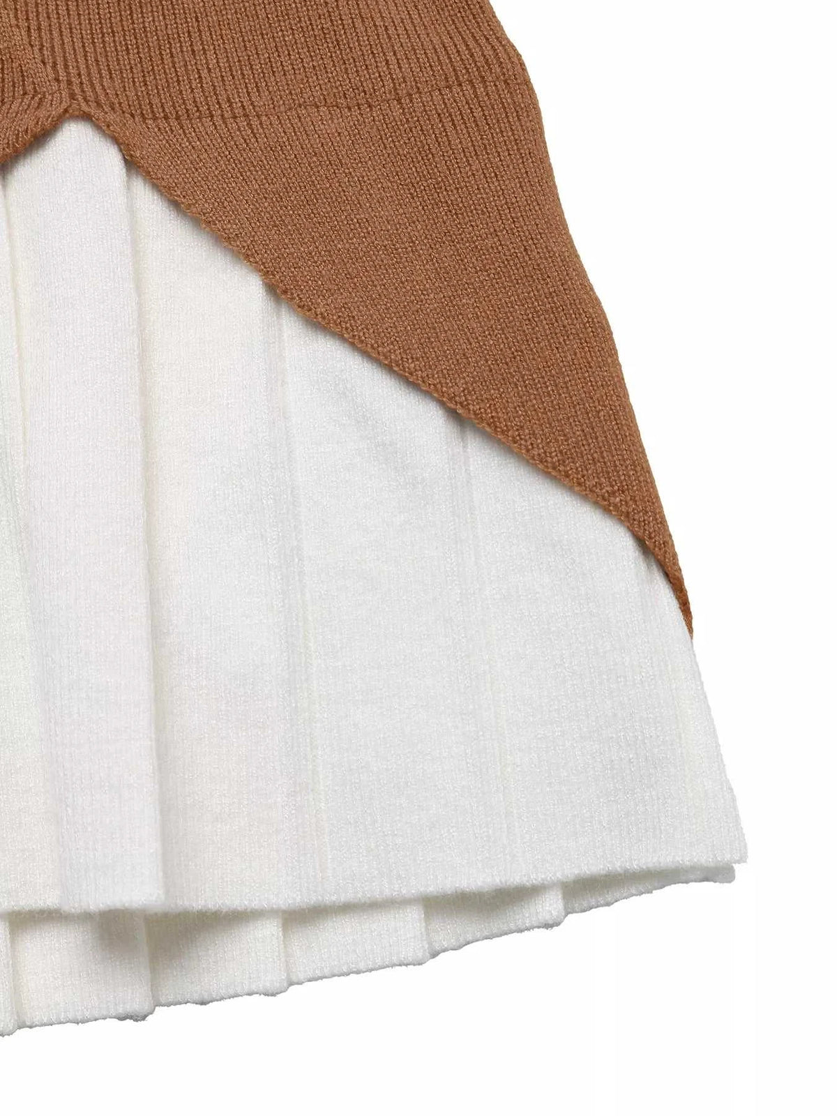 Decor Button Contrast Hem Knit Top 100100315297138 47 Affordable Fashion Under $100 Jerry's Apparel 