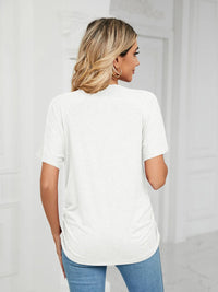 V-Neck Short Sleeve T-Shirt