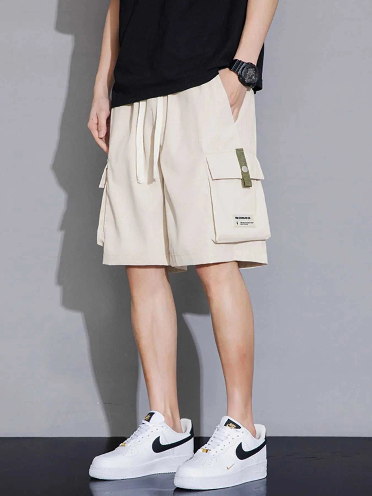 Men's Plus Size Casual Cargo Shorts with Drawstring 100400755093489 25 Affordable Fashion Under $100 Jerry's Apparel 