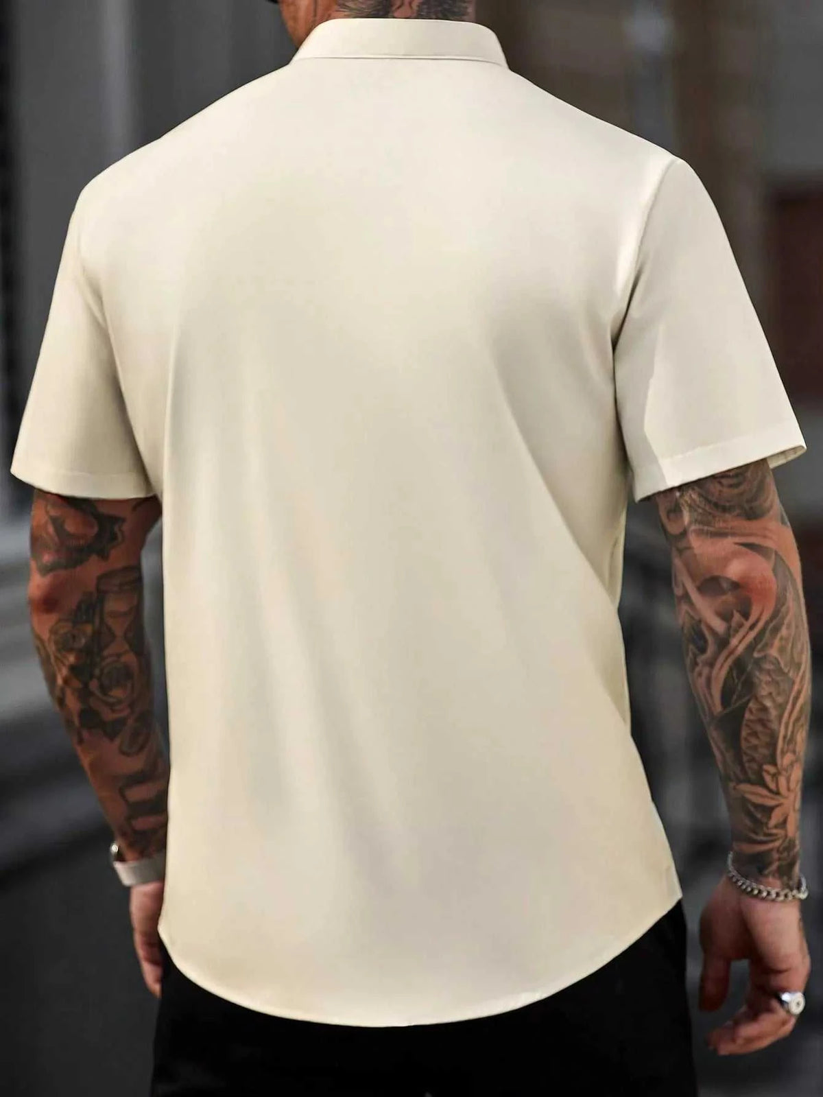 Men's Geometric Print Short Sleeve Shirt 104001395569418 26 Affordable Fashion Under $100 Jerry's Apparel 