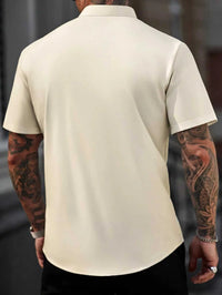 Men's Geometric Print Short Sleeve Shirt 104001395569418 26 Affordable Fashion Under $100 Jerry's Apparel 