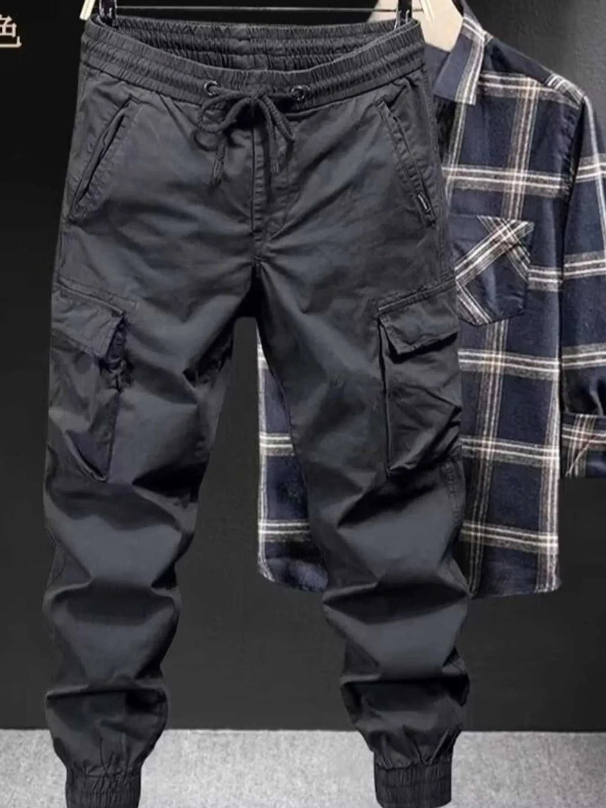 Men's Plus Size Drawstring Joggers with Pockets 100400251609832 32 Affordable Fashion Under $100 Jerry's Apparel 