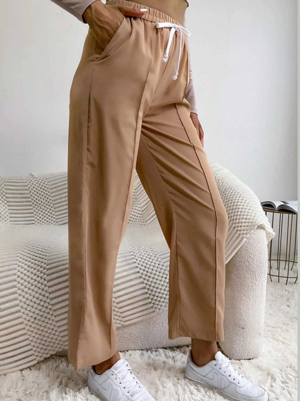 Wide Leg Drawstring Casual Pants 100100572321063 27 Affordable Fashion Under $100 Jerry's Apparel 