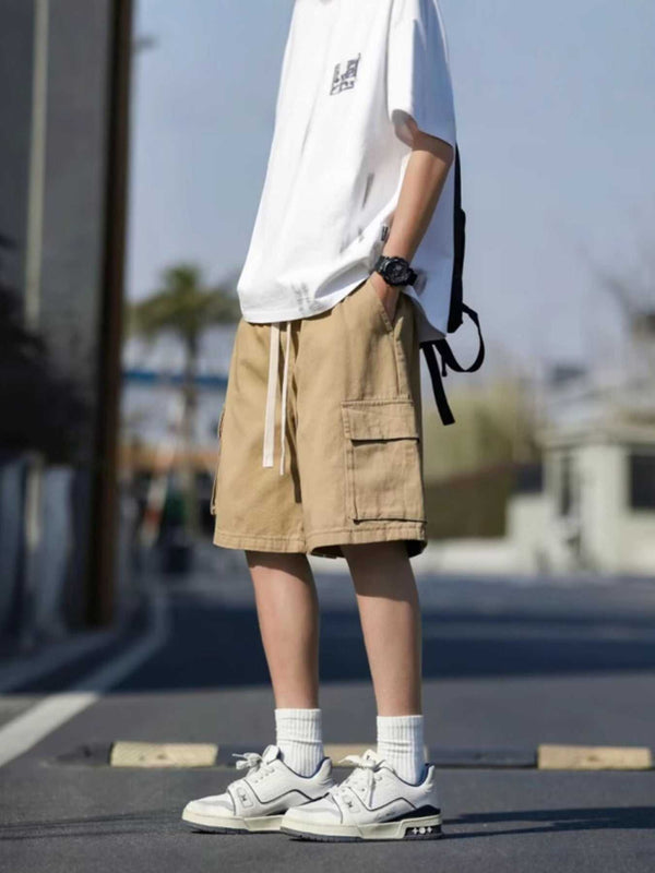 Men's Plus Size Casual Cargo Shorts with Drawstring 100400531563959 21 Affordable Fashion Under $100 Jerry's Apparel 
