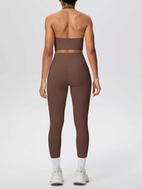 Halter Neck Crop Top and High-Waisted Leggings Active Set 101006684139191 85 Affordable Fashion Under $100 Jerry's Apparel 
