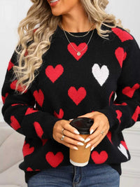 Valentine's Day Heart Crew Neck Sweater 100100681376039 48 Affordable Fashion Under $100 Jerry's Apparel 