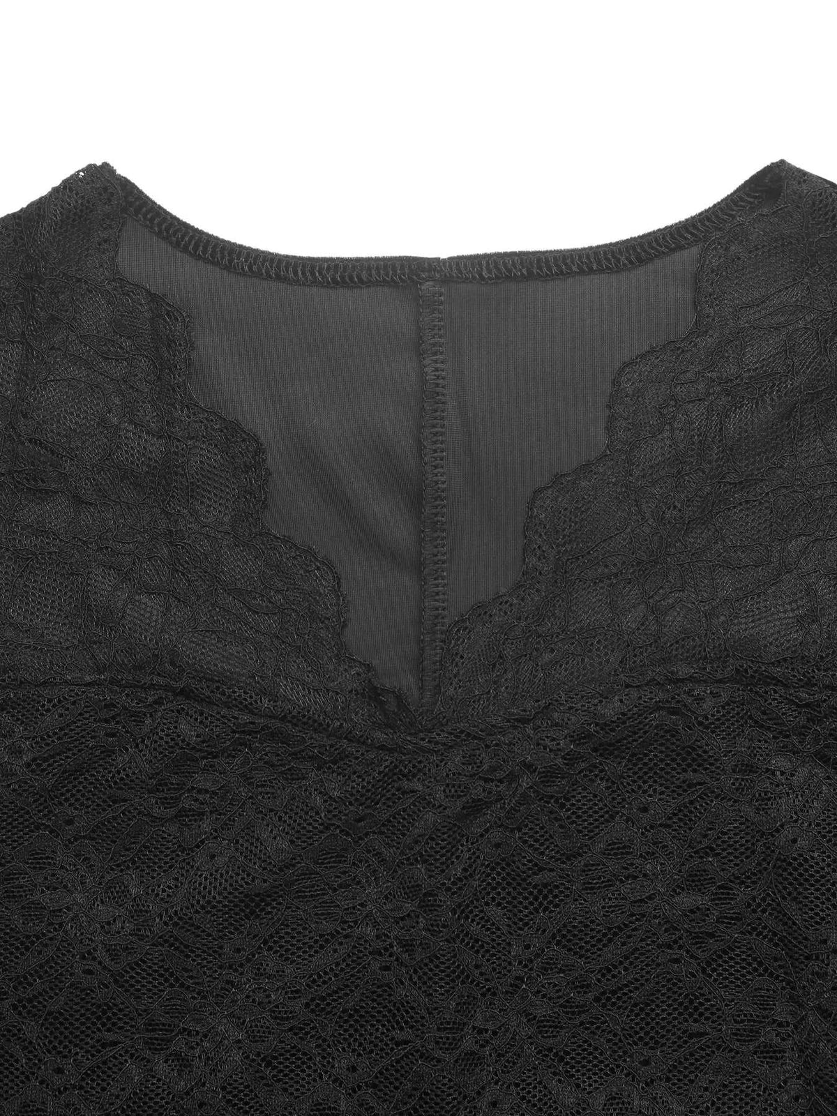 Elegant Lace and Velvet Midi Dress 100100555339596 39 Affordable Fashion Under $100 Jerry's Apparel 