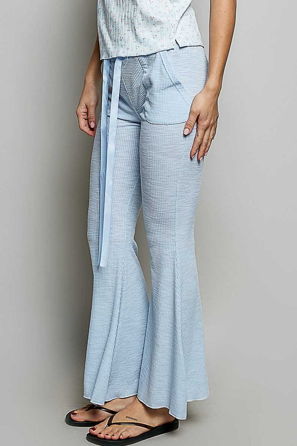 POL Drawstring Textured Ribbed Knit Pants 100100668531522 62 Affordable Fashion Under $100 Jerry's Apparel 