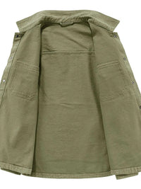 Men's Plus Size Dual Chest Pockets Shacket 100400524201144 100 Fashion Forward Plus Size Clothing Jerry's Apparel 