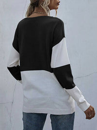 Color Block Round Neck Sweater 100100976966753 26 Affordable Fashion Under $100 Jerry's Apparel 
