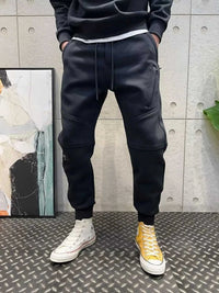 Men's Plus Size Drawstring Pocketed Joggers 100400904116613 43 Affordable Fashion Under $100 Jerry's Apparel 