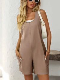 Mandy Pocketed Racerback Wide Strap Romper 100100608381245 22 Affordable Fashion Under $100 Jerry's Apparel 