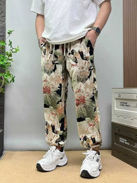 Men's Plus Size Drawstring Printed Joggers 100400272589610 32 Affordable Fashion Under $100 Jerry's Apparel 