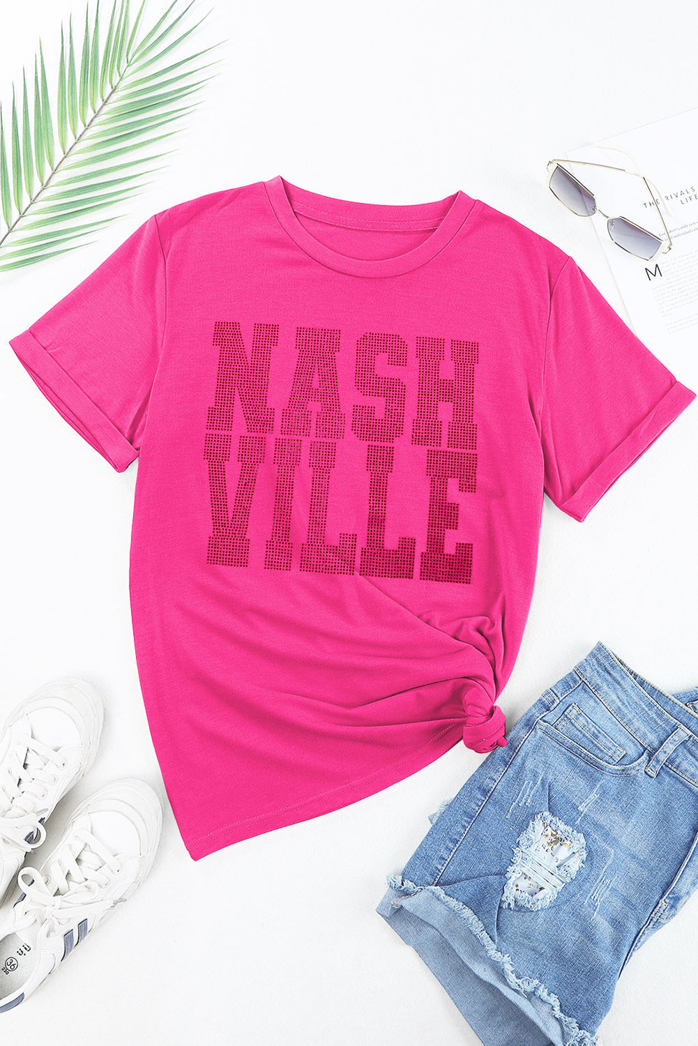 NASHVILLE Round Neck Short Sleeve T-Shirt