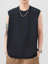 Men's Plus Size Letter Round Neck Tank 100400255866205 78 Affordable Fashion Under $100 Jerry's Apparel 